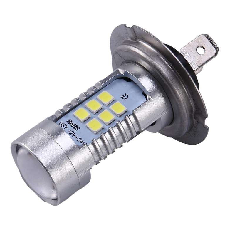 2x H7 Motorcycle 3030 21smd Led Headlight Head Light Lamp Bulb