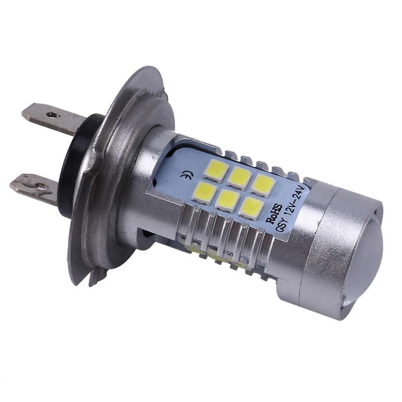 2x H7 Motorcycle 3030 21smd Led Headlight Head Light Lamp Bulb