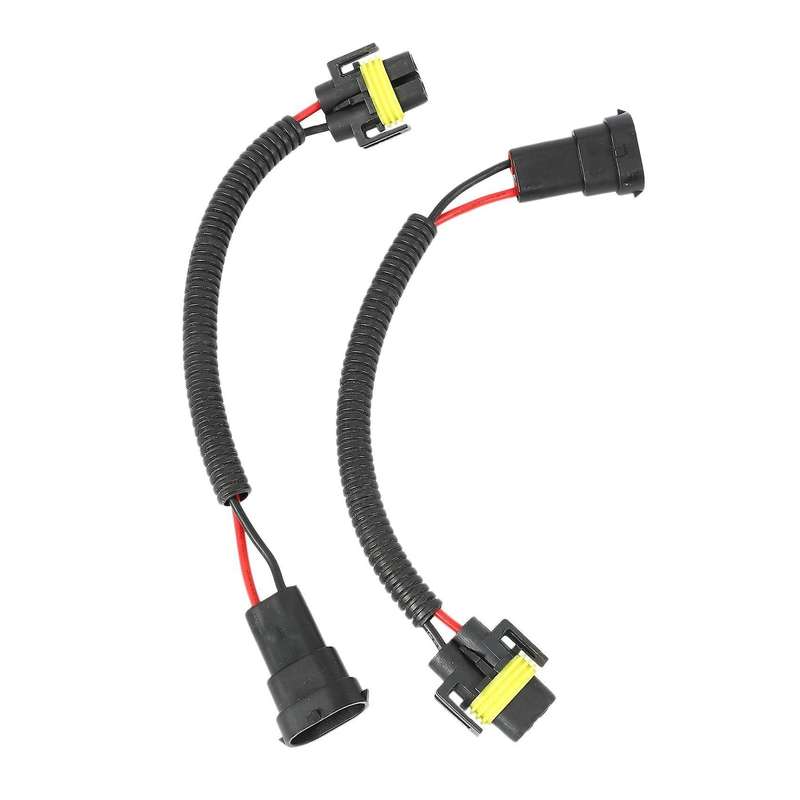 2pcs 9006 to H11 H8 Headlight Fog Light Conversion Connector Wiring