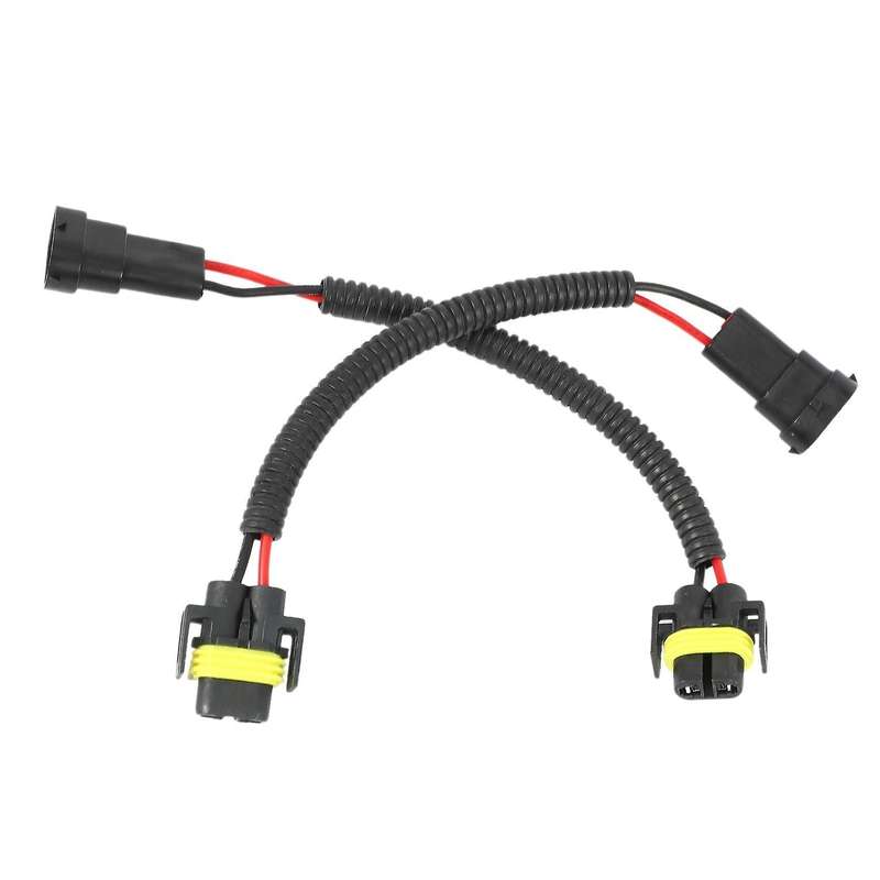 2pcs 9006 to H11 H8 Headlight Fog Light Conversion Connector Wiring
