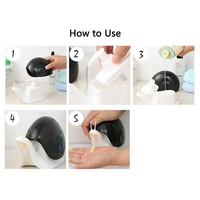 Snail Soap Dispenser Liquid Kids for Kitchen Sink Hotel Office A