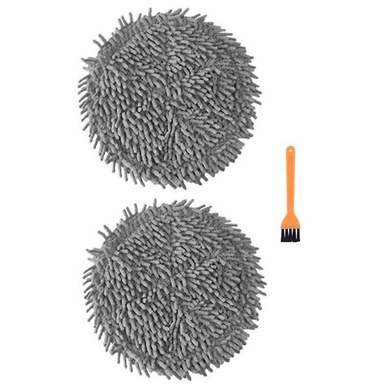 2pcs Washable Mop Cloth for Xiaomi Mijia Pro Stytj06zhm Robot