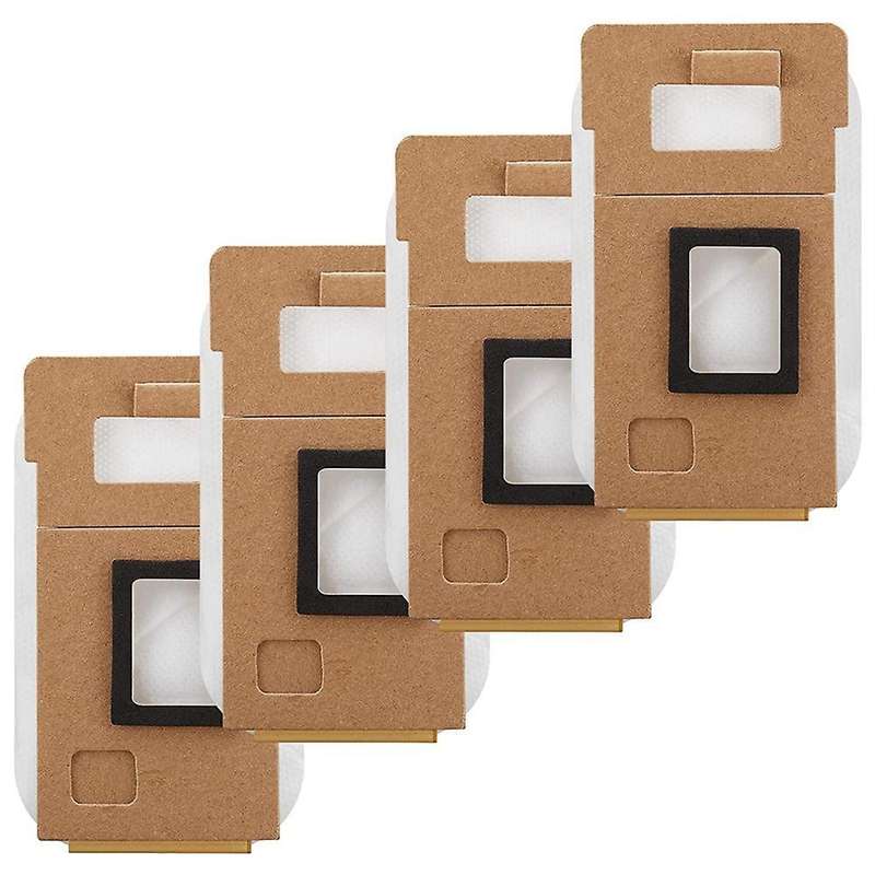 Dust Bag for Roborock S7 S7+ Vacuum Cleaner Auto-empty Dock -4pcs
