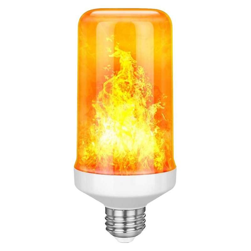 Led Flame Effect Light Bulb E27,decorative Fire Lights Bulb,white-e