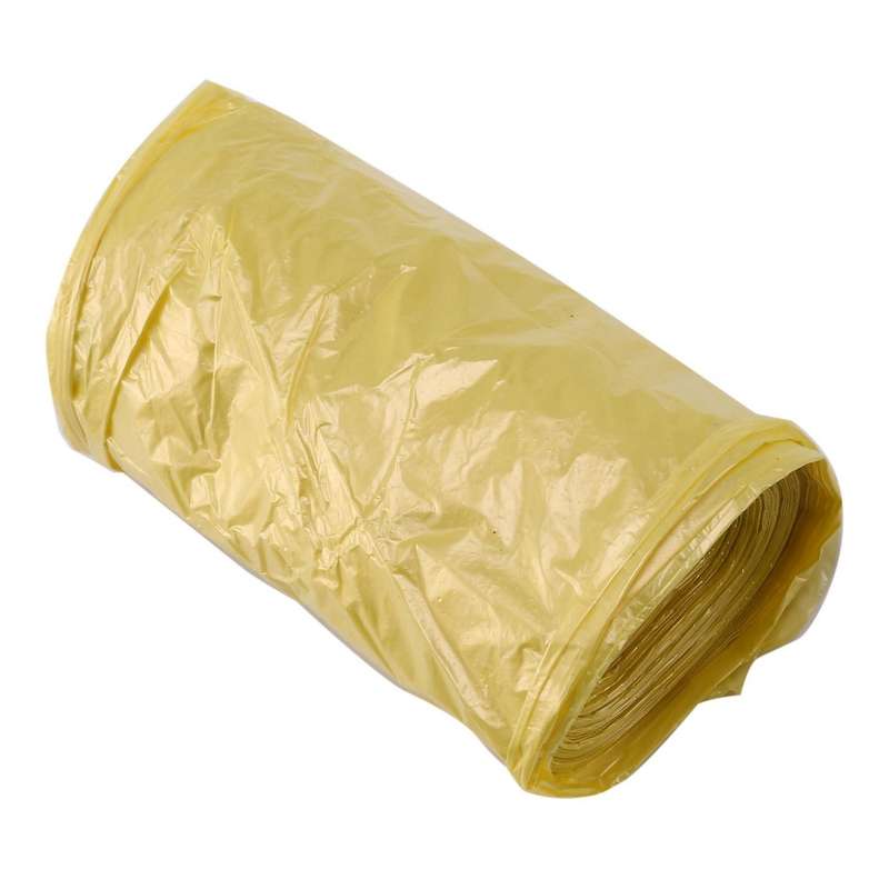 2 Rolls 50 X 46 Cm Garbage Bags Single Color Thick Plastic Bag Yellow
