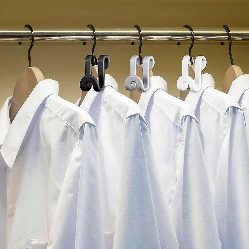 30 Pieces Clothes Hanger Connector Hooks Mini Cascading Hanger Hooks