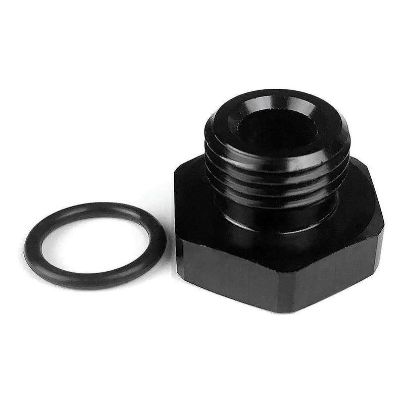 2pcs An8 Thread Plug Fuel Filter Adapter Block Off Cap Male Adapter