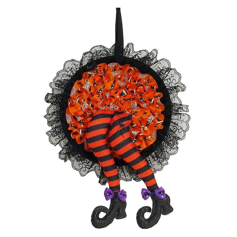 Halloween Witch Door Hanging Decorations Halloween Party Gift B