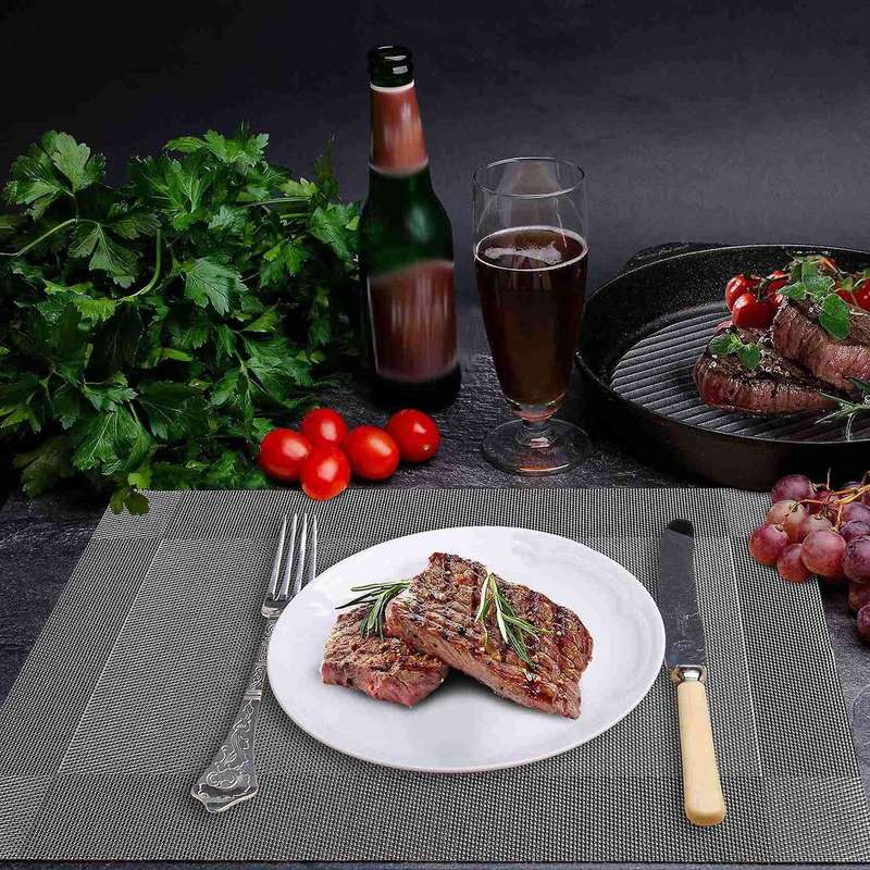 8 Pcs Placemats Heat Resistant for Kitchen Dining Table 45 X 30cm