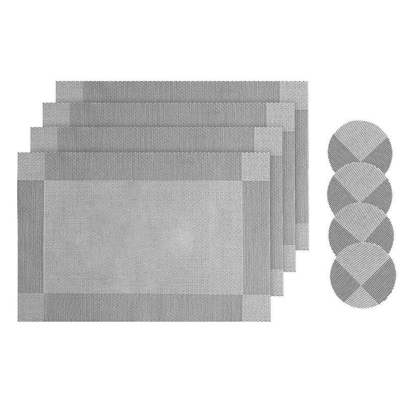 8 Pcs Placemats Heat Resistant for Kitchen Dining Table 45 X 30cm