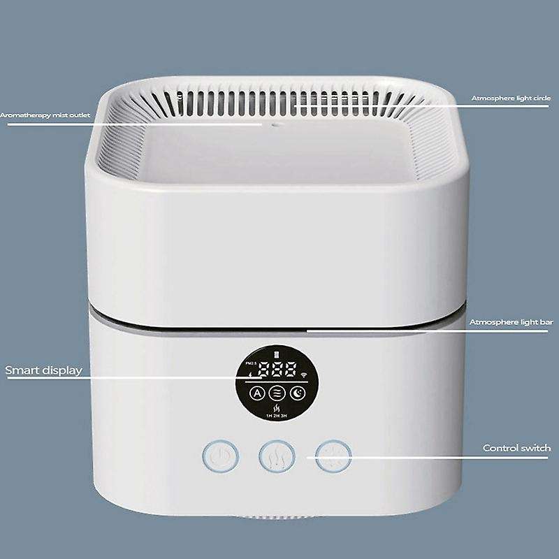 Air Purifier with Filter for Smoke, Atmosphere Lights