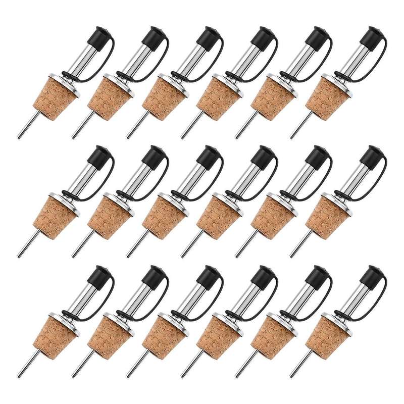 16 Pcs Wine Pourers Wine Cork Pourer Pour Spout for Liquor Bottles
