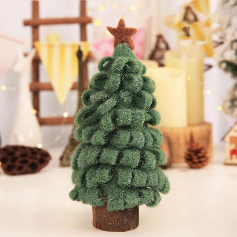 Windows Wool Felt Bell Christmas Tree Ornaments Home Decoration B