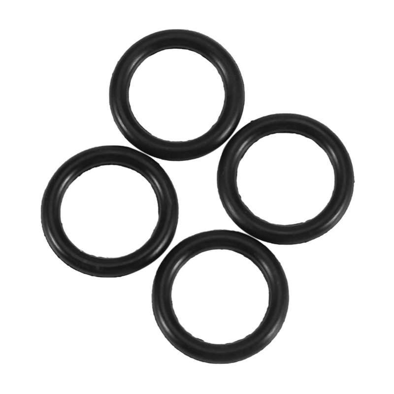20 Pcs Black Rubber Oil Seal O Shaped Rings Seal Washers 16x12x2 Mm