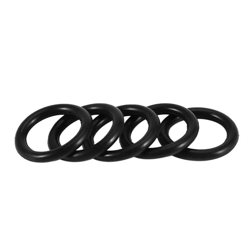 20 Pcs Black Rubber Oil Seal O Shaped Rings Seal Washers 16x12x2 Mm