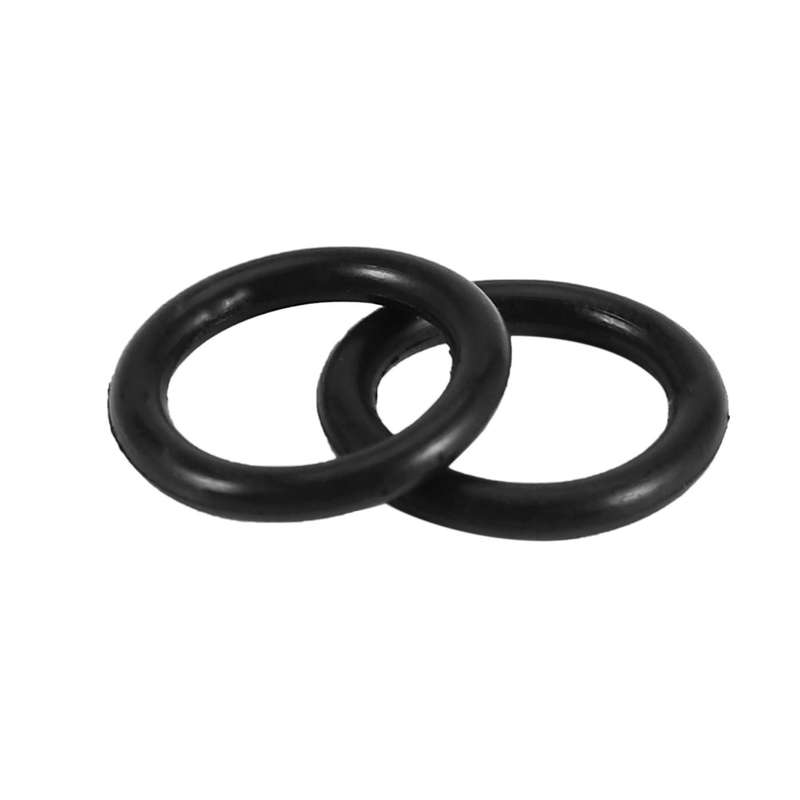 20 Pcs Black Rubber Oil Seal O Shaped Rings Seal Washers 16x12x2 Mm