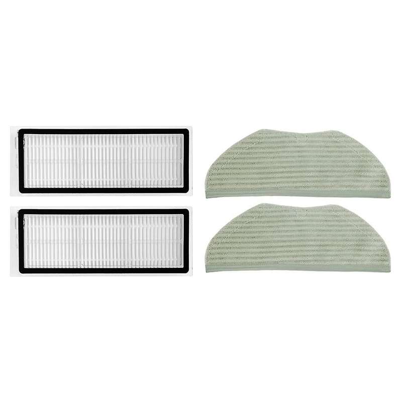 4pcs Hepa Filter Mop Cloth Rag for 360 S9 X95 X90 Vacuum Cleaner