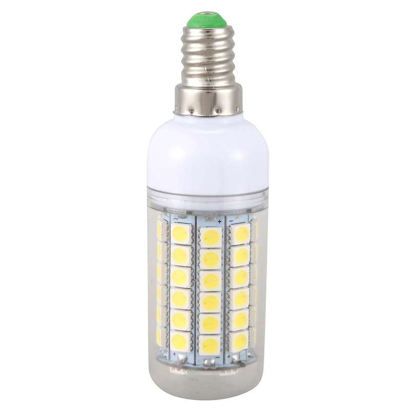 E14 69 Smd 5050 Led 800lm Energy Saving Corn Light Bulb White Lamp W 220v