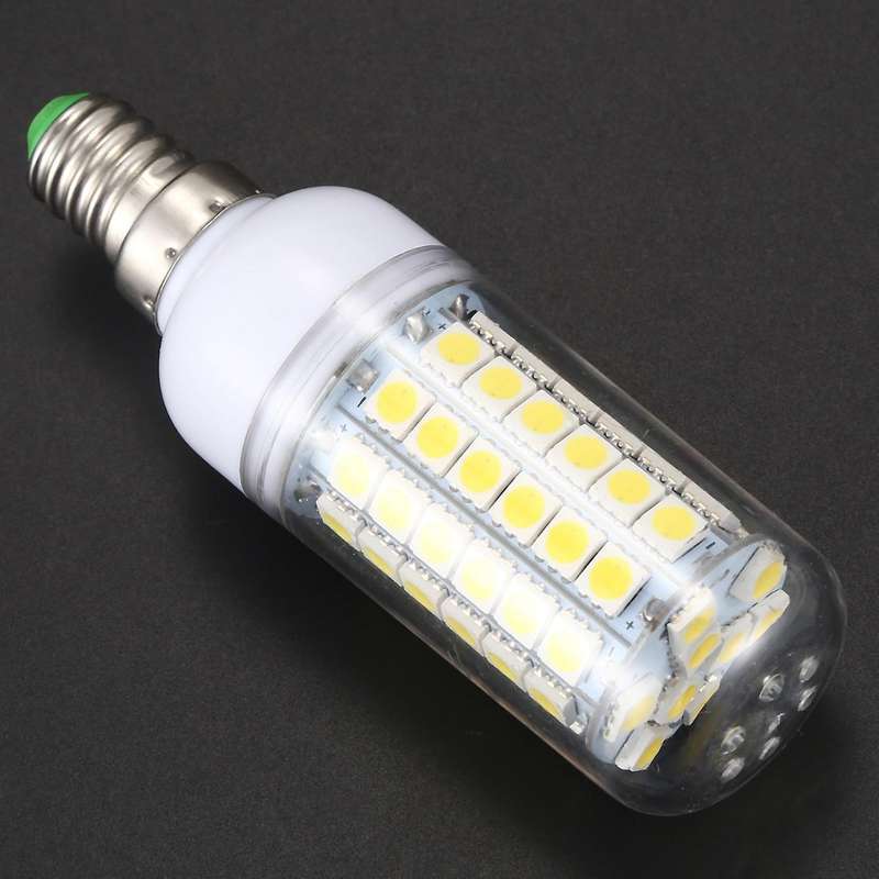 E14 69 Smd 5050 Led 800lm Energy Saving Corn Light Bulb White Lamp W 220v