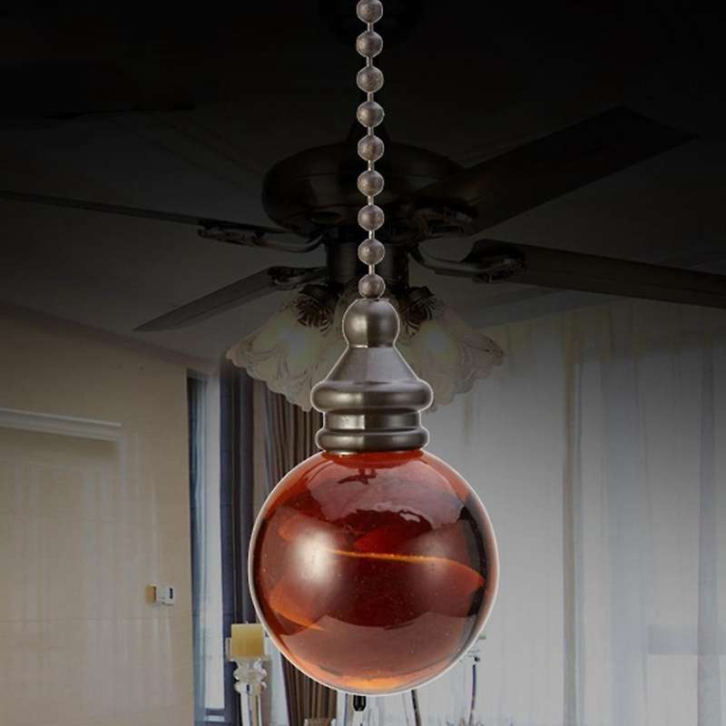 Extension European Style Portable Door Curtain Ceiling Fan Pull Chain