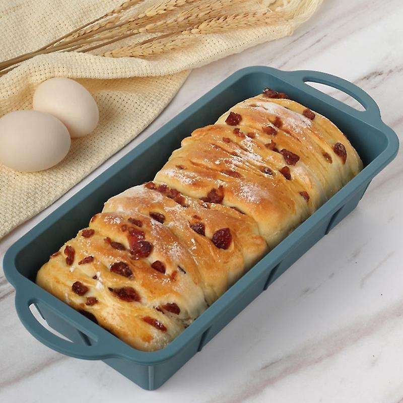 Silicone Rectangle Non Stick Bread Loaf Cake Mold Bakeware Baking Pan