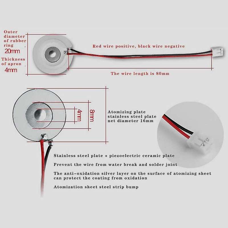 3pcs Atomization Plate with Usb Humidifier Module with Timing Switch
