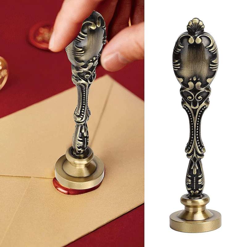 Wax Seal Stamp Head Metal Handle Diy Art for Packaging Signatures
