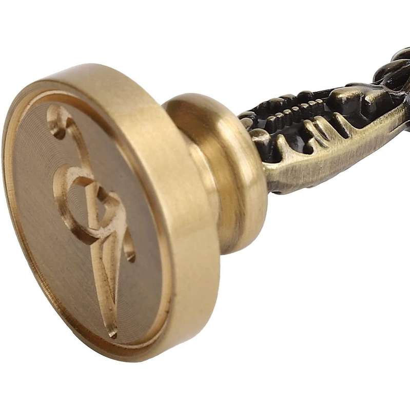 Wax Seal Stamp Head Metal Handle Diy Art for Packaging Signatures