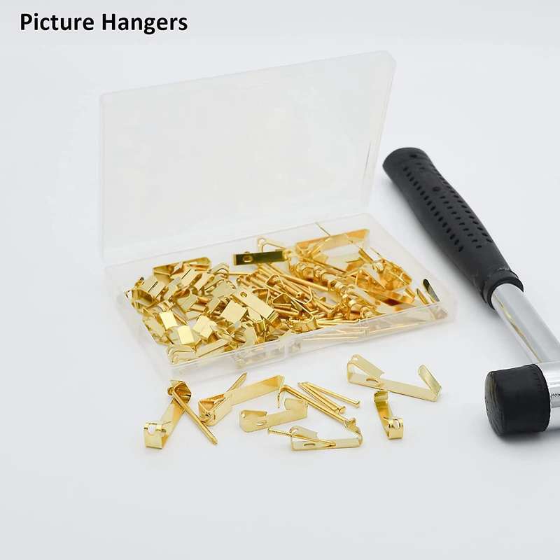 Picture Hooks, 100 Piece Picture Hanging Kit