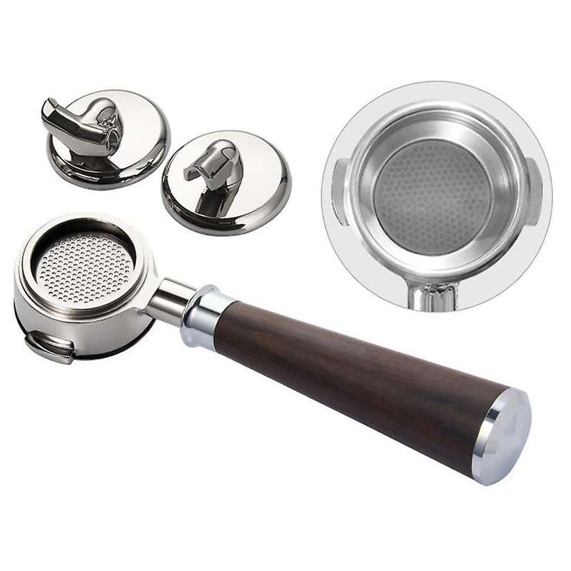 Coffee Machine Handle Stainless Steel 58mm E61 Universal , A Black