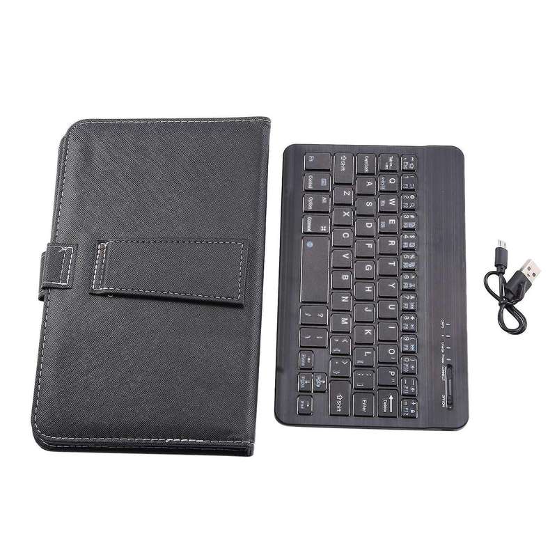 Wireless Bluetooth Keyboard Case for Iphone Android Phones Black