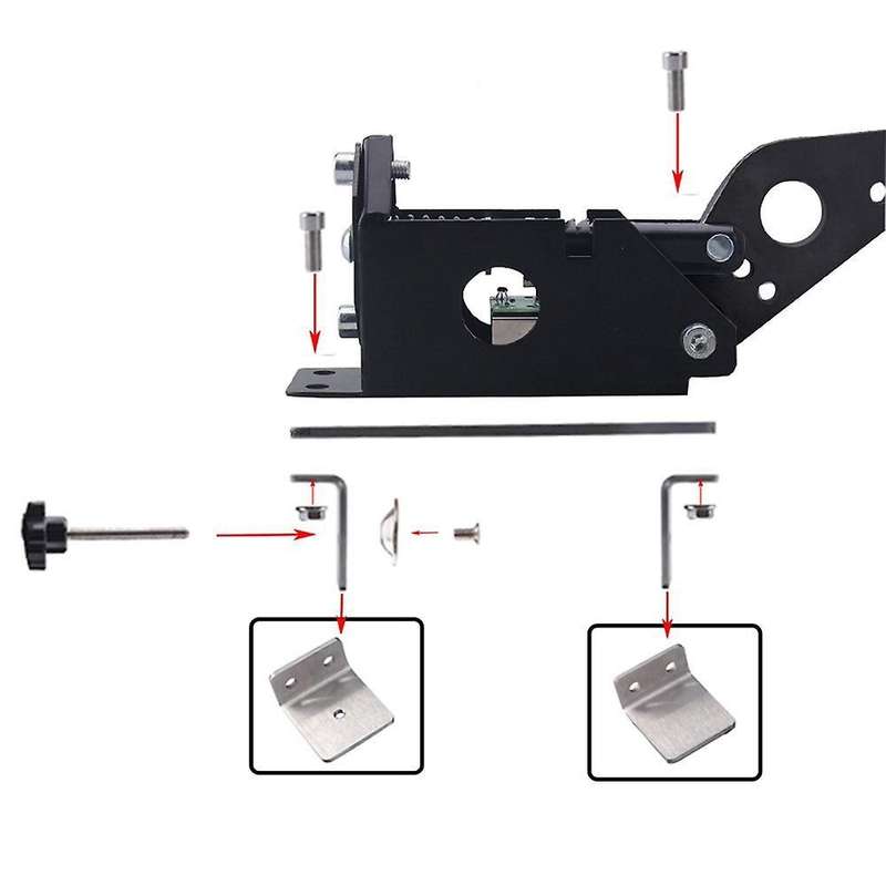 Sim Usb Handbrake for Racing Games G25/27/29 T500 Hb-02-bk Silver
