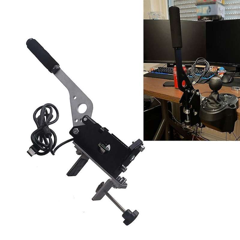 Sim Usb Handbrake for Racing Games G25/27/29 T500 Hb-02-bk Silver
