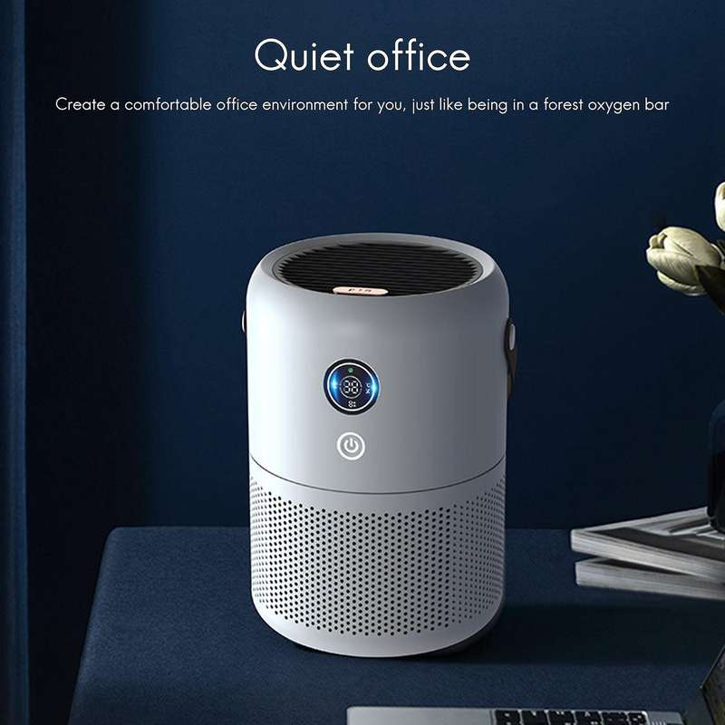 Portable Air Purifier and Smart Display with True Hepa Air Filtration