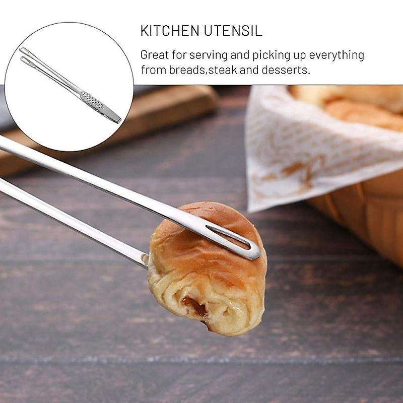 11-inch Kitchen Tweezer Tongs, Long Stainless Steel with Precision