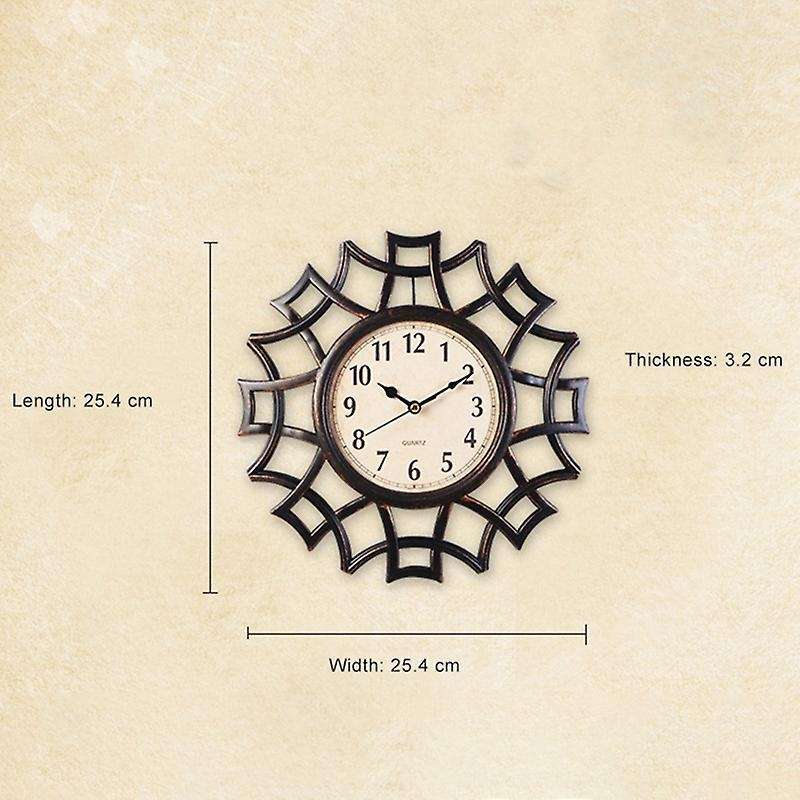 Abstract Wall Clock Numeral Geometric Wall Clock Quartz Gold