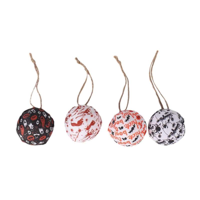 Halloween Hanging Ball Ornament Round Ball for Halloween Party Decor