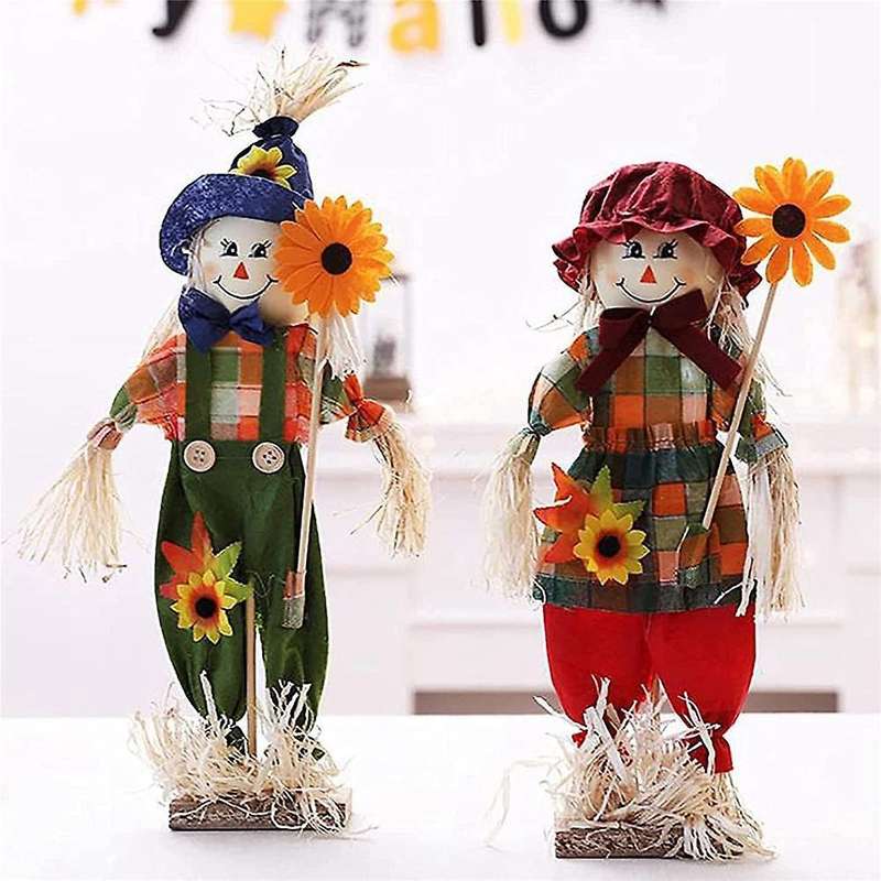 Scarecrow Fall Decor, Halloween Decorations for Garden, Home Decor B
