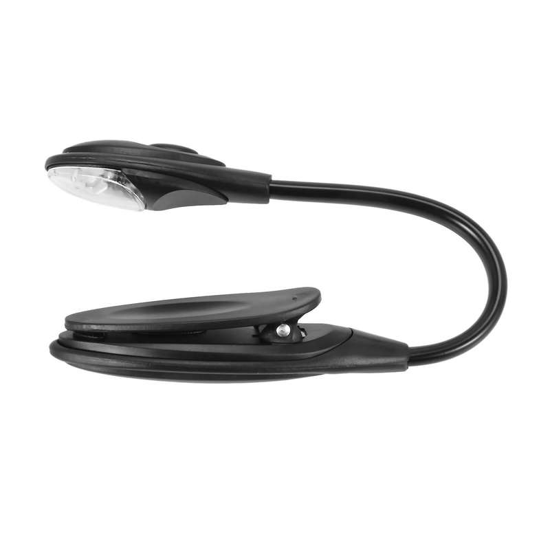 2x Portable Black Book Light Led Ebook Reading Lamp Bait Lights