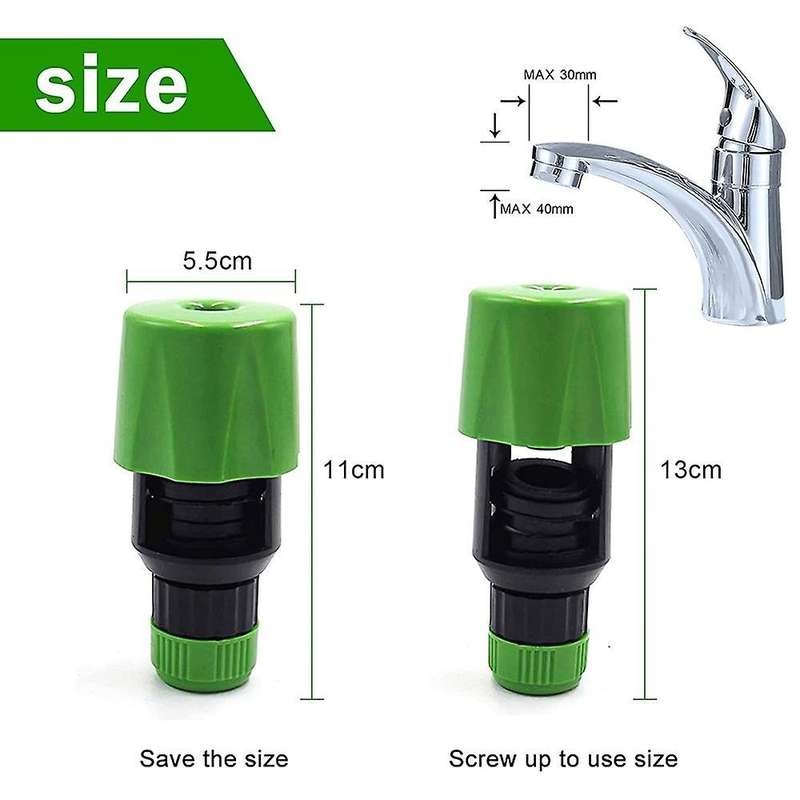 Kitchen Tap Hose Pipe Connector,garden Hose Pipe Joiner Fitting,2sets