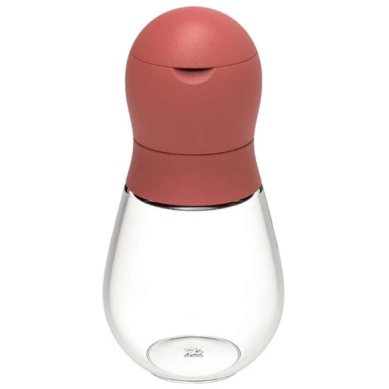 Glass Salt and Pepper Grinders Kitchen Gadgets Spice Bottles-red