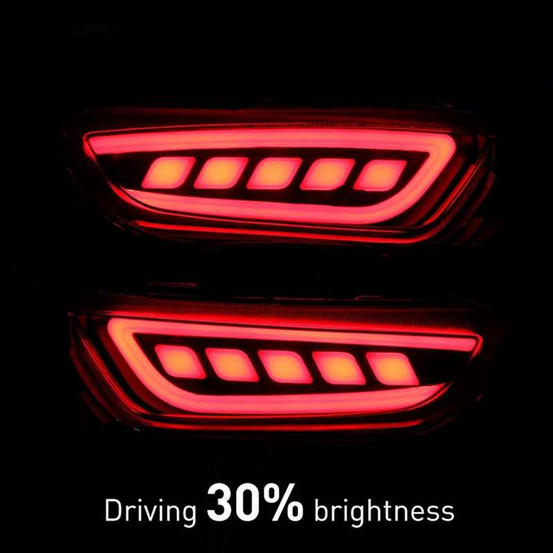 1 Pair Led Daytime Running Light Fog Lamp for Mazda 3 Axela 2017 2018