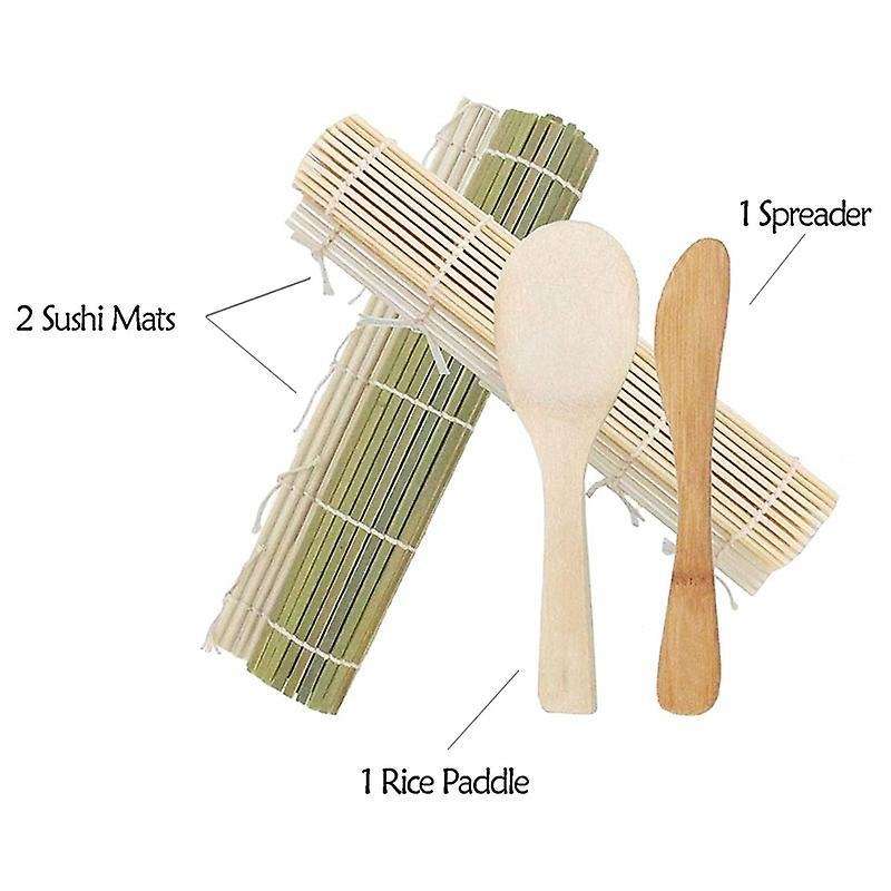 Sushi Maker Kit Mold, Rice Roll Mold Cooking Tools,set for Roller Mat