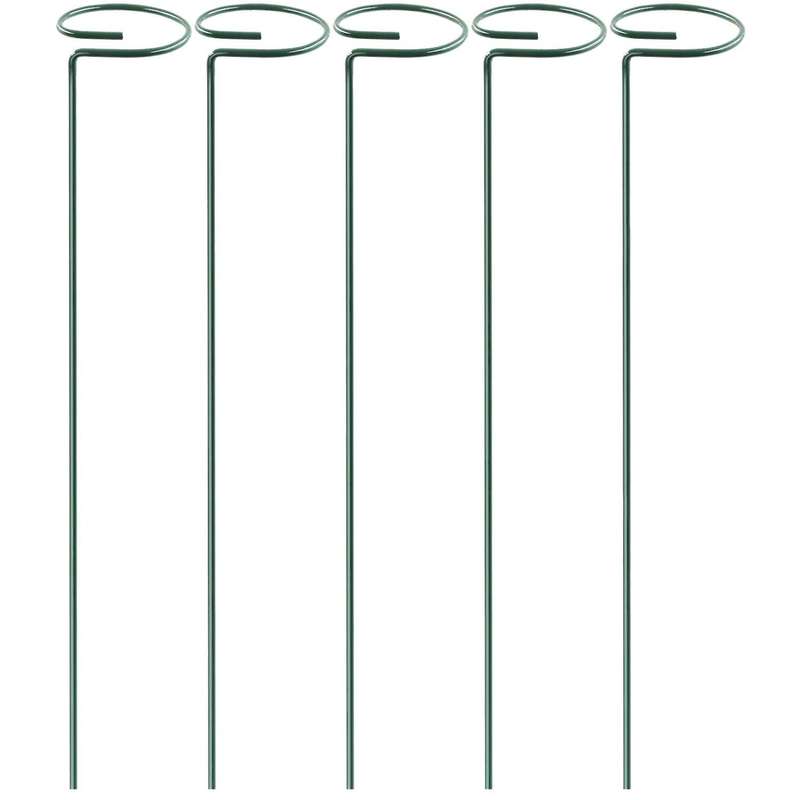 5 Pack Garden Plant Support Stakes Single Stem Support Stake