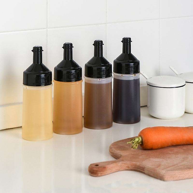 2 Pcs Squeeze Bottle Kitchen Accessories Plastic Condiment Dispenser