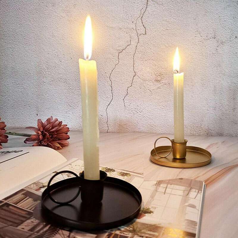 Candlestick Candle Holder Wedding Party Vintage Retro Style Desktop