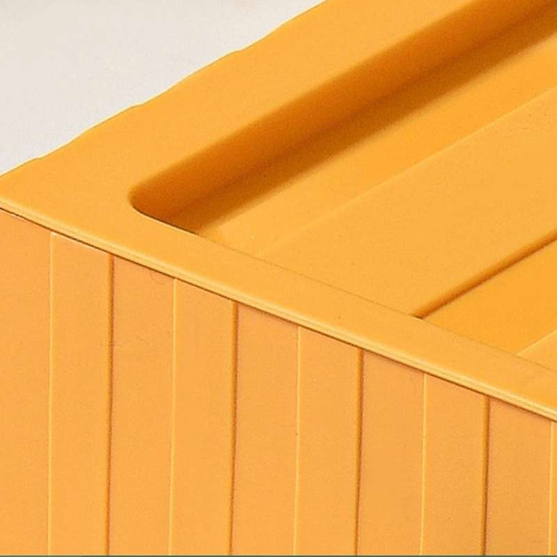 Desktop Storage Box Morandi Color Drawer Cosmetic Box(orange)