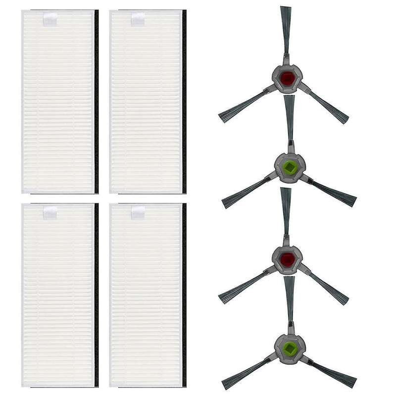 Replacement Side Brush Hepa Filter for Ecovacs Deebot U2 Dgn22