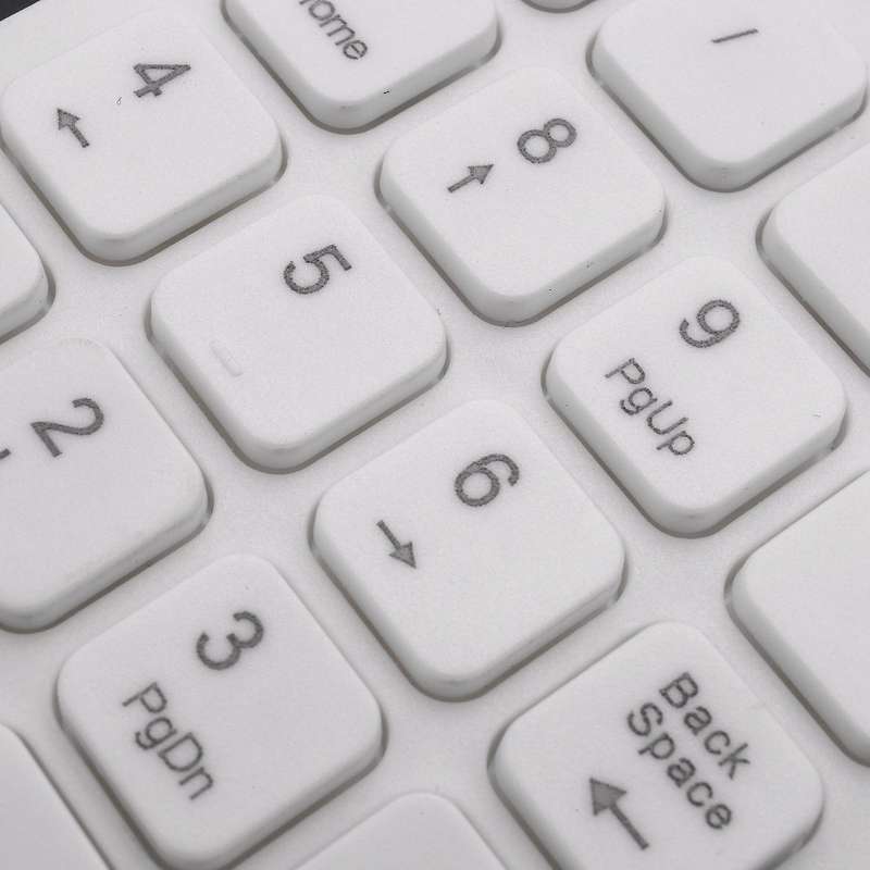 Mini Usb Wired Numeric Keypad Numpad 18 Keys Digital Keyboard (white)