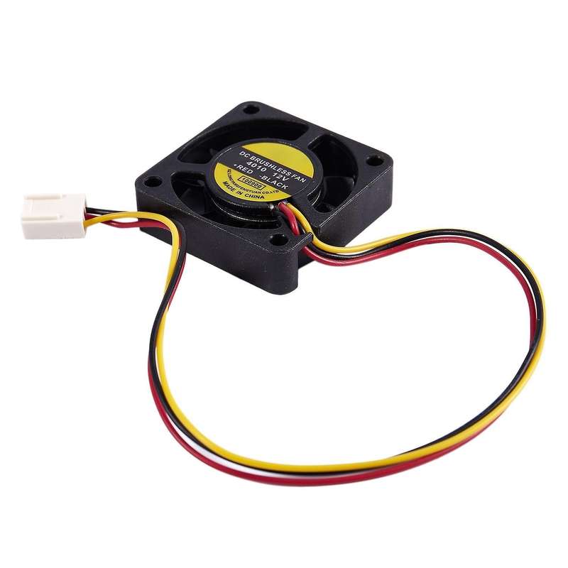 40mm X 40mm X 10mm 3pin 12v Dc Brushless Pc Computer Cooling Fan